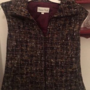 Peck & Peck tweed vest